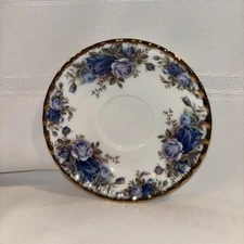 Royal Albert Midnight Rose Saucer. England. Bone China