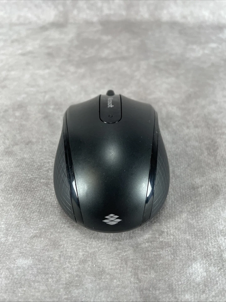 Microsoft Wireless Graphite Mobile Mouse 4000 Black Nonslip Grip #1383 w/ USB - Image 3 of 4