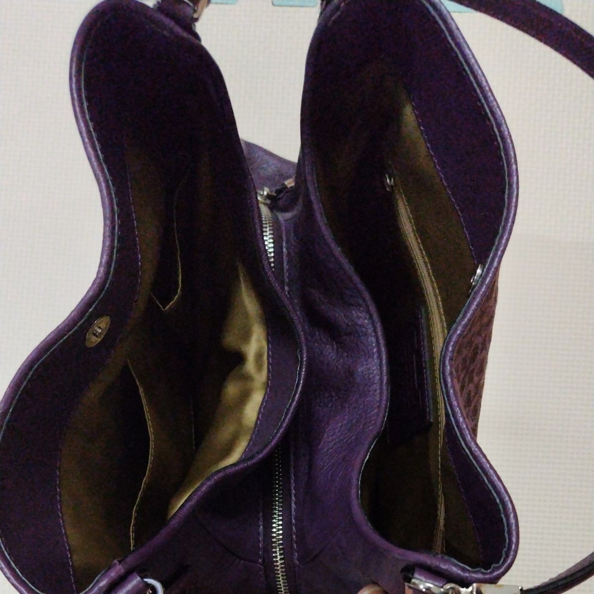 Handbag COACH Purple 11a thumbnail 4