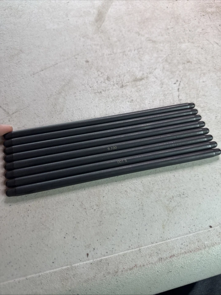 Manley 25910 8pc  4130 Sweged 3/8 x 8 . 100 Pushrod Set - Image 4 of 4