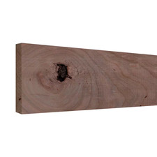 3/4 In. D X 5.5 In. W X 4 Ft. L Unfinished Rustic Cherry Wood Board