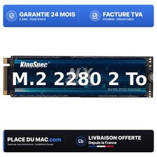 SSD KingSpec NX-2TB M.2 NVMe 2280 2 To