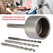 SDS Max Shank T-Post Driver, 3 Diameter Head ...