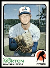 1973 Topps Card Baseball Carl Morton Montreal Expos #331 NM