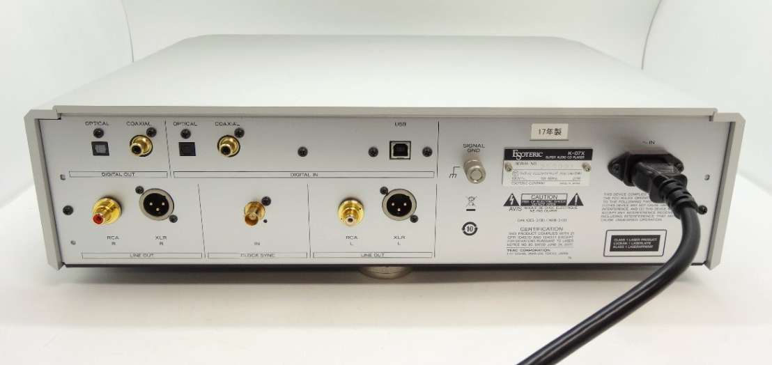 IN STOCK ESOTERIC K-07X Super Audio CD/CD Player Excellent