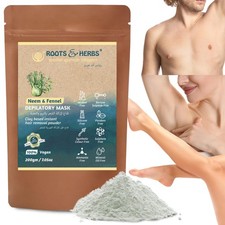 ROOTS AND HERBS Neem and Fennel Depilatory Ma...