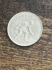 1964 Letzeburg Luxembourg 1 One Franc Beautiful Actual Coin TC2012*