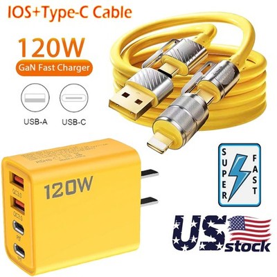 120WFast charging USB C type For iPhone, Samsung, Google, Motorola