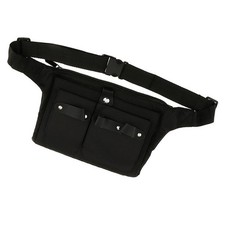 Marsupio porta forbici e pennelli in tela, con cintura e strumenti per lo