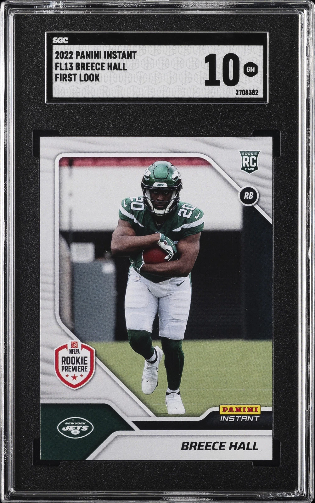 Breece Hall Panini Instant Rps First Look #FL13 Base