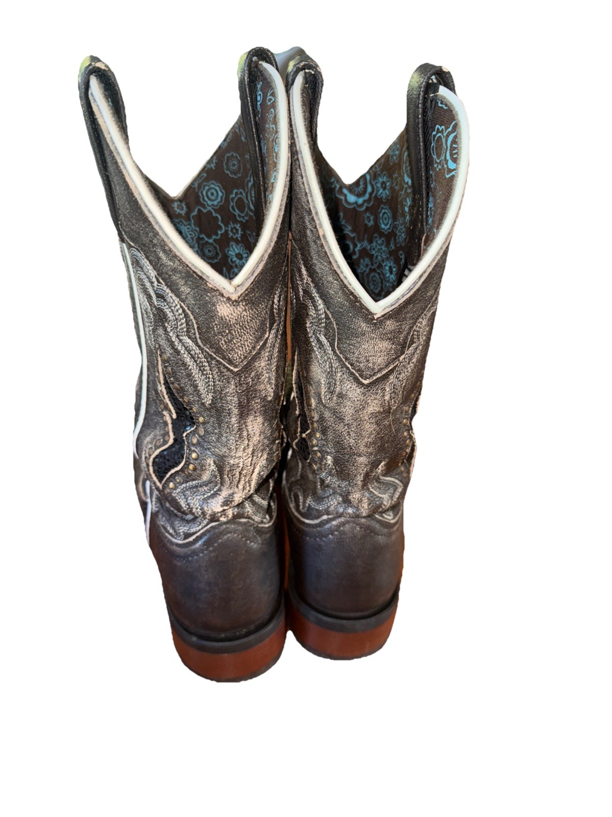 LAREDO Spellbound Square Toe Studded Leather West… - image 7