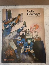 Original NFL Program Baltimore Colts vs Dallas Cowboys Dec 3 1967 Ungraded