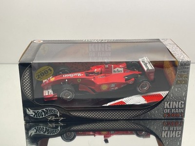 HOT WHEELS 56133 FERRARI F2001 F1 KING OF RAIN #1 SCHUMACHER -1:18- GOOD IN BOX