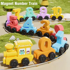 Magnet Number Train Set for Toddlers 1-6 Years Old - Counting Toy, Learnin Y2F2