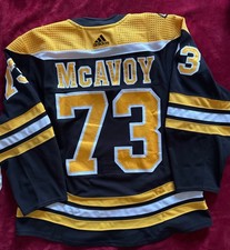 Game Worn 2020-2021 Charlie McAvoy Set 2 Home Boston Bruins Jersey