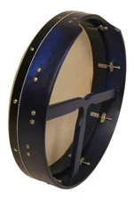 Roosebeck Tunable Mulberry Bodhran T-Bar 16-by-3.5-Inch - Blue