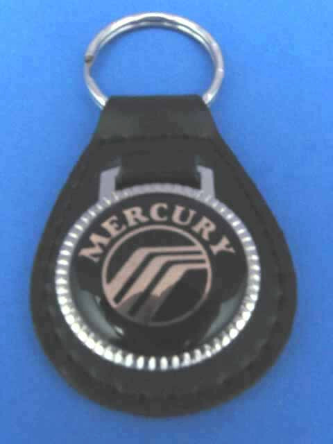 MERCURY AUTO LEATHER KEYCHAIN KEY CHAIN RING FOB #025 | eBay