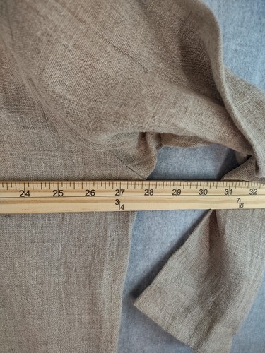 Coldwater Creek Top Womens Large 100% Linen Lagenlook Button Tunic Point Collar - Picture 17 of 17