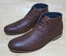 DAVINCI Mens Brown Chukka Boots Size 13
