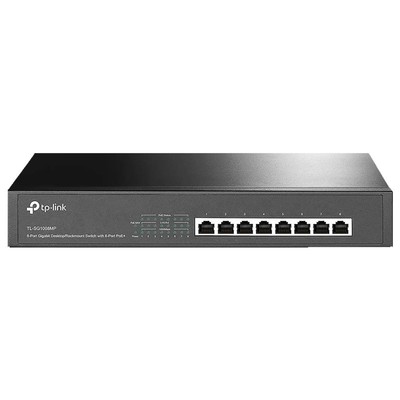 TP-LINK TL-SG1008MP DESKTOP SWITCH Standalone 8xRJ45 PoE+ unmanaged schwarz