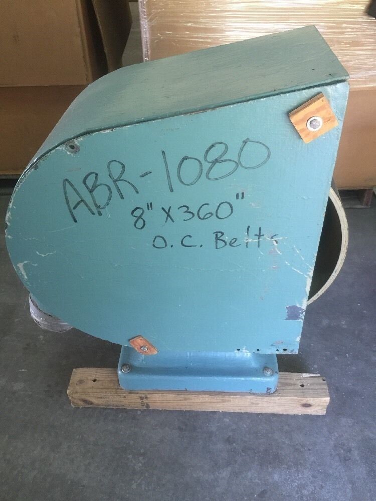 Wysong and Miles Stroke Sander W/ Adjustable Height Sliding Table Open Band Sand