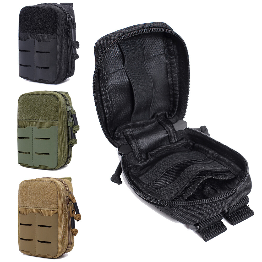 Tactical MOLLE Admin Pouch for Backpack or Vest EDC Organizer