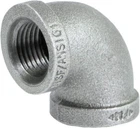 3" Galvanized Malleable Elbow 90 Degree,3 in
