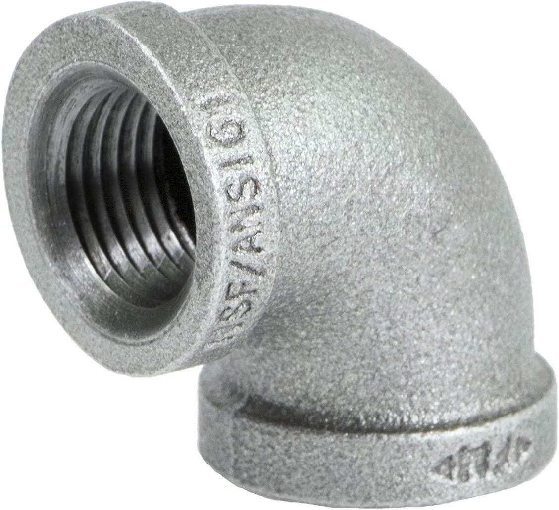 3" Galvanized Malleable Elbow 90 Degree,3 in
