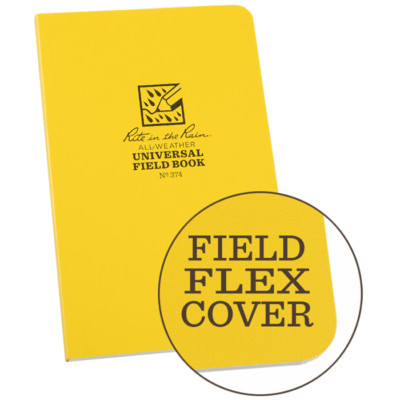 Rite In The Rain Field Flex Notebook #374 Waterproof Paper 4 5/8'' x 7 1/4''