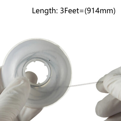 Materiale Dentale Per Laboratori Bobina Di Molla Ortodontica In Niti Aperta – Diametro .012 X .030 Pollici, 914 Mm | Per Dentisti E Laboratori Molla Ortodontica Niti - Foto 12