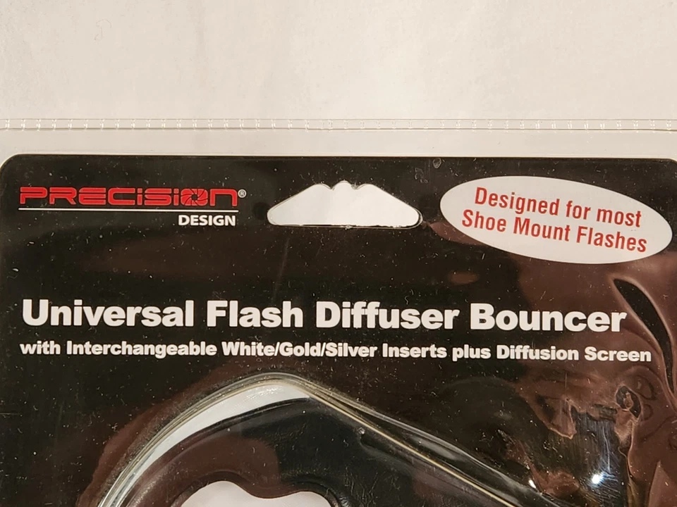 NEW Universal Flash Diffuser Bouncer Silver White Gold Diffusion Screen SEALED - Image 3 of 4