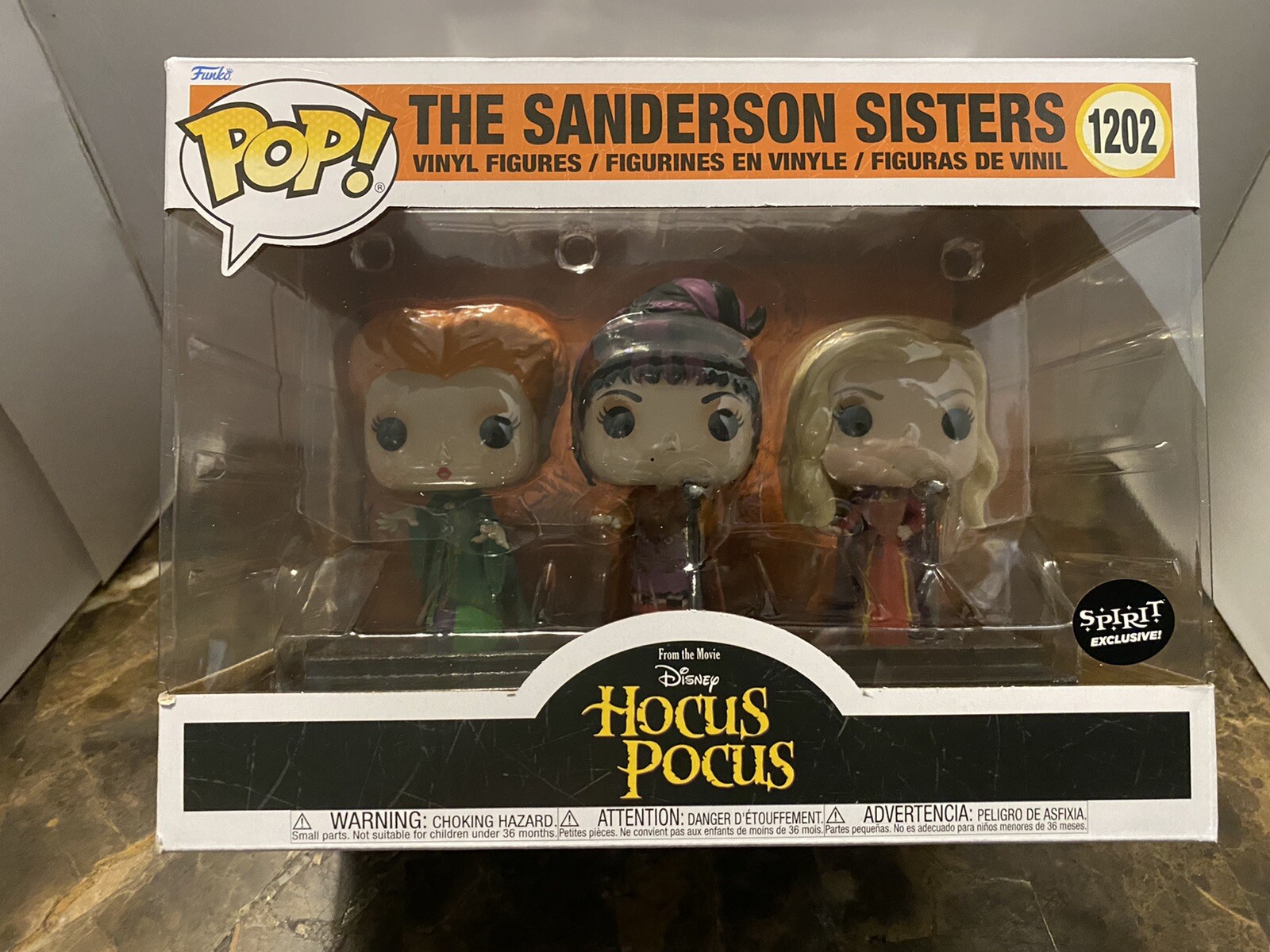 Vinilo Disney Hocus Pocus Funko Pop The Sanderson Sisters 1202 Spirit Exclusivo
