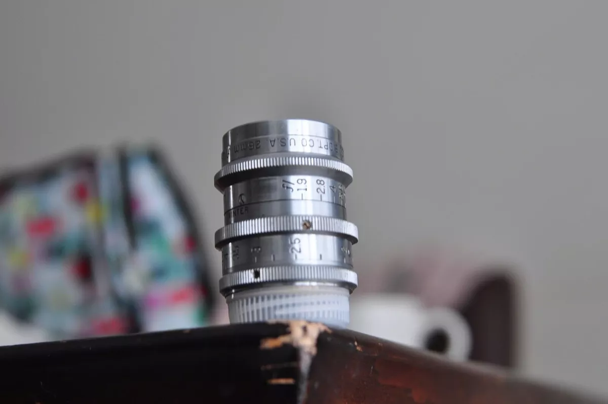 Bausch and Lomb Animar Balcote 26mm F1.9 lens C mount lens