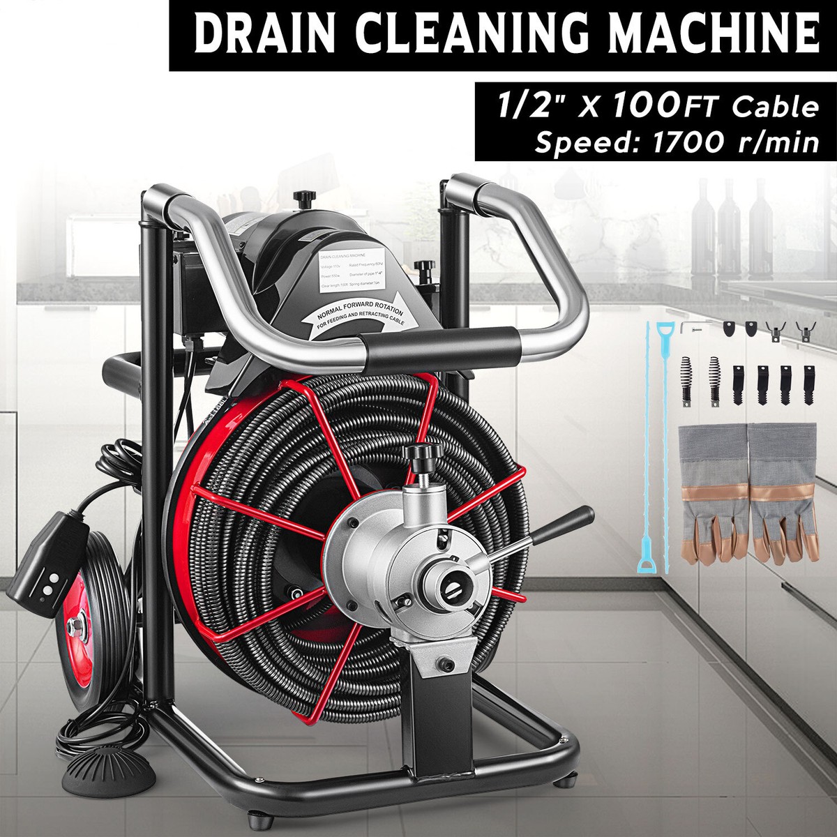 Spartan Tool Model 100 Drain Clean Machine W/Drum: 2812201K - View #10
