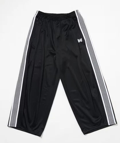 New Needles Butterfly embroidery Straight-leg fat pants Casual sports Wide-leg! - Picture 9 of 32
