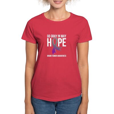 CafePress Go Gray In May Meningioma T Shirt Women's Cotton T-Shirt (18733001)