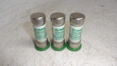 Lot of 3 Littelfuse Powr Pro CC CCMR 60A Fuse Time Delay 600V CCMR60 CCMR-60 60A