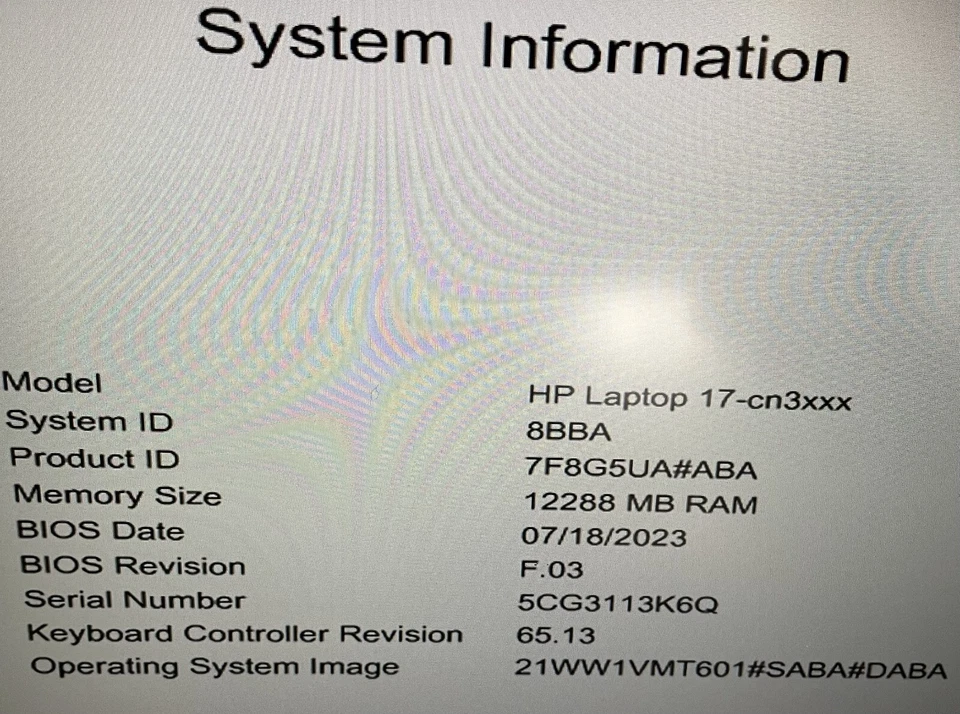 HP 17.3" (512GB SSD, Intel Core i5-13th, 3.40 GHz 12GB) Laptop - Silver. - Image 4 of 4