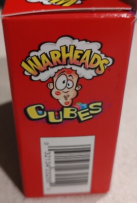 Warheads Pucker Up Valentine Mildly Sour Wildly Sweet Cubes Chewy Candy 2 oz USA