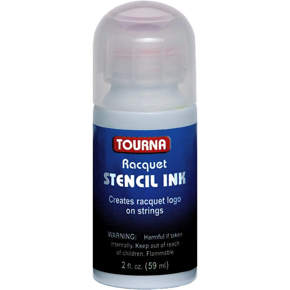 Tourna Raquet String Stencil Ink