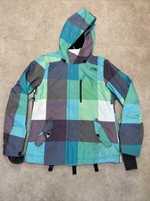 O’neil Snowboard Jacket 8000 Mm - Womens L - Escape Series Hooded Waterproof Ski