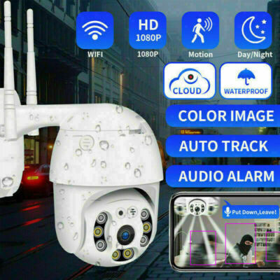 Telecamera IP Dome WiFi FOSINSE FS-DW1522 1080p Visione Notturna A Colori - Sorveglianza Domestica Wireless