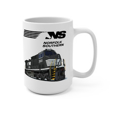 Norfolk Southern Locomotive Railroad Coffee Mug, 15 oz