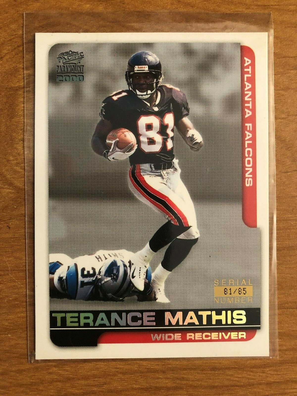 2000 Pacific Paramount Terance Mathis Atlanta Falcons 81/85