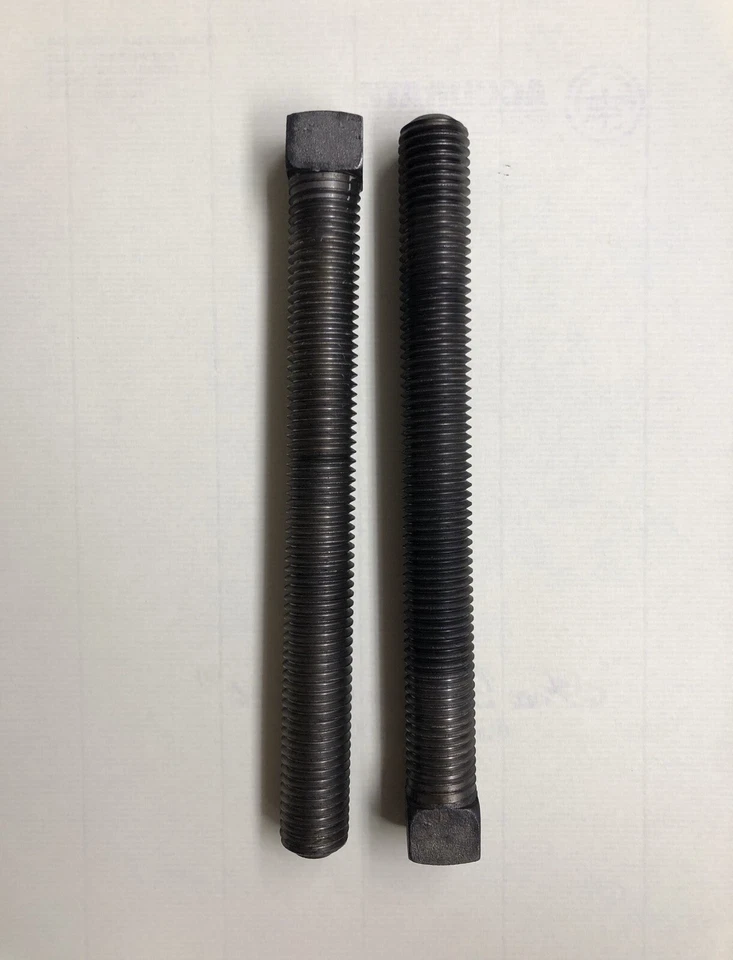 ACCURATE (2) 3/4-10 X 7 Square Head Set Screw Bolt Cup Point 3/4 x 7 Jack Screw Hardened