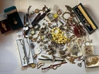 Vintage Costume Fashion Jewelry Watch Ring Necklace Bracelet Pin etc Lot /J3/