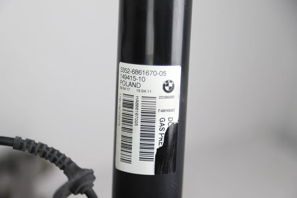 Brazos de suspensión traseros derechos BMW X1 F48 2016-2021 buje nudillo amortiguador puntal fabricante de equipos originales Foto 3 de 4