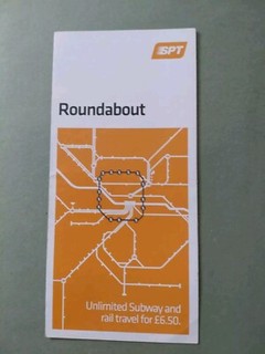 SPT Scotland Roundabout Subway And Rail Travel 2015 Leaflet