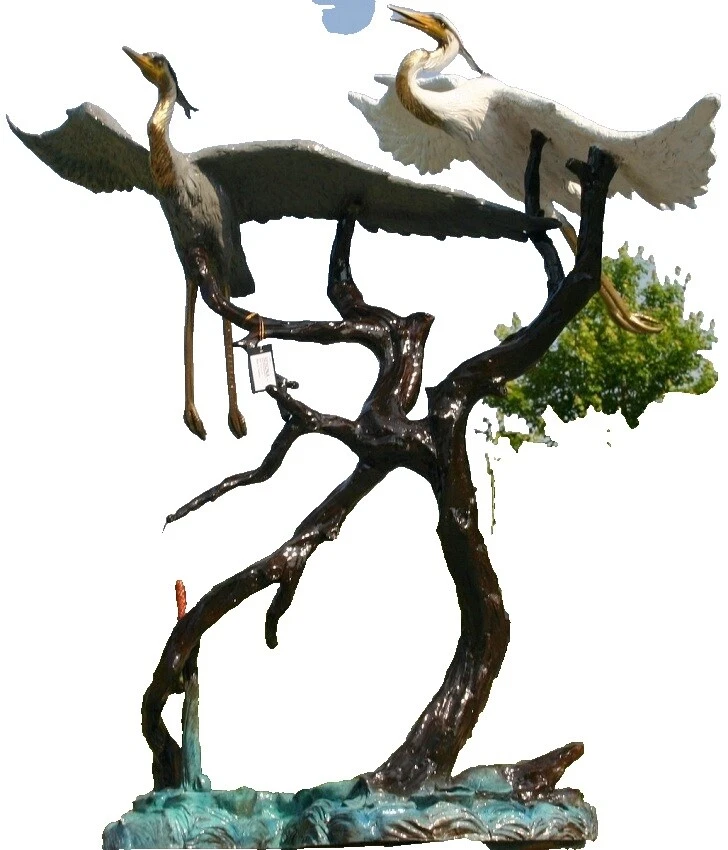 Birds Bronze Art Sculptures