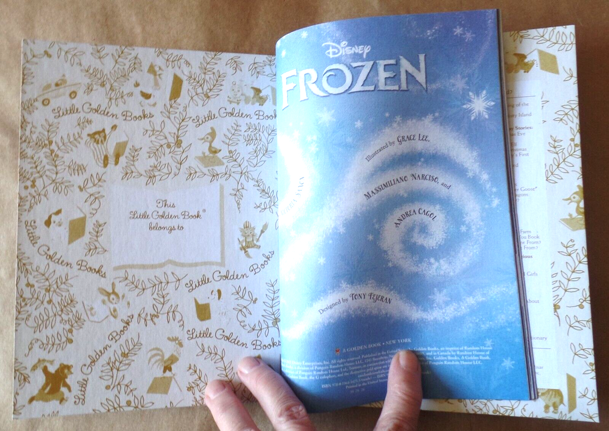 A Little Golden Book Disney FROZEN by VICTORIA SAXON Hardcover | eBay